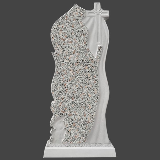 Памятник из мраморной крошки фигурный